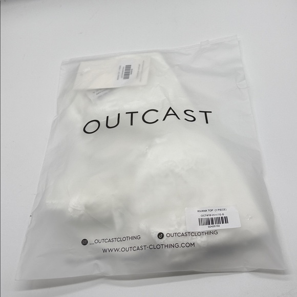 Outcast RIVA CROP TOP WHITE - Picture 7 of 8